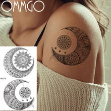 Henna Mehndi India Flower Temporary Tattoos For Men Women Children Body Art Arm 3D Tatoo Paste Waterproof Fake Tattoo Stickers 2024 - купить недорого