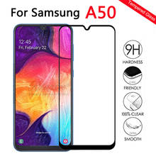 Protector de pantalla de vidrio templado para móvil, película de vidrio templado para Samsung Galaxy A50, A505, 50 sm-A505F, 9h 2024 - compra barato