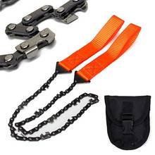 Hand Zipper Saw Survival Chain Saw Portable 24 Inches 11 Teeth Garden Saw Outdoor Camping Emergency Handsaw Wood Cutting Tool 2024 - buy cheap