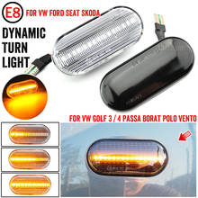 Luz lateral dinâmica do sinal da volta do marcador do diodo emissor de luz para vw acima caddy t5 amarok jetta golf 3 4 raposa besouro lupo sharan bora passat polo vento 2024 - compre barato