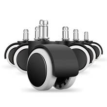 Office Chair Caster 6 pcs x Chair Replacement Wheels Swivel Casters mute hard floor castors set of roles office chair castors do 2024 - buy cheap