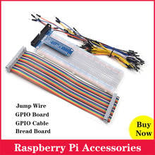 Raspberry Pi GPIO Extension Board + GPIO Cable + Bread Board + Jump Wire for Raspberry Pi 4 3 Model B 4B 3B for Orange Pi 2024 - buy cheap