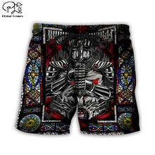 Shorts templar com estampa 3d unissex, bermudas casuais de caveira native indiano lobo na moda de verão, secagem rápida 2024 - compre barato