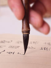 Pluma de pintura de caligrafía china, pincel pequeño para práctica de escritura Regular, pelo de conejo y pelo de comadreja, pinceles múltiples 2024 - compra barato