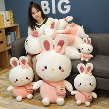 Lovely Rabbit Plush Toys Stuffed Animal Soft Plushie Kawaii Cherry Rabbit Pillow Cushion Doll Toys for Girls Kids Birthday Gift 2024 - buy cheap