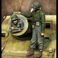 1/35 US infantry. WW2 , Resin Model Soldier GK,  WWII military theme, Unassembled and unpainted kit 2024 - buy cheap