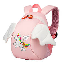 2019 novo unicórnio rosa sacos de escola para meninas bonito asas de anjo design criança crianças mochilas escolares à prova dwaterproof água escolar 2024 - compre barato
