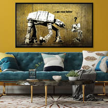 Banksy Robot I Am Your Father Posters And Prints Canvas Painting Fine Scandinavian Wall Art Picture For Living Room Home Decor 2024 - buy cheap