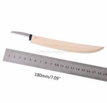 18cm Knife Beech Wood Working Banana Type Handle Wood Carving DIY Tool N22 19 Dropship 2024 - buy cheap