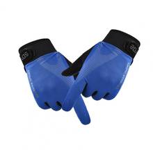 1 Pair Ice Silk Gloves Full Finger Breathable Unisex Outdoor Sports Touch Screen Climbing Fitness Bicycling Gloves 2024 - buy cheap