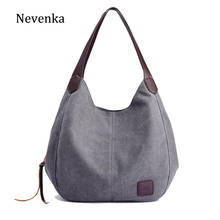 Nevenka Women Canvas Handbags Fashion Casual Designer Female Shoulder Bag Large Capacity Shopping Tote For Women 2019 2024 - buy cheap