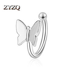 ZYZQ Simple Butterfly Ear Clip Temperament U-Shaped Pierced Earrings Ear Buckle Ear Jewelry 2024 - buy cheap
