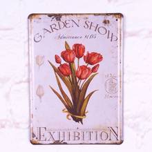 Garden Show Exhibition Tin Sign Home Pub Bar Wall Decor Retro Metal Art Poster 2024 - buy cheap