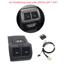 5GG819203 For VW Golf 7 MK7 Car Accessories Rear Armrest Air Outlet Vent Air Conditioning Cover With USB Charging Interface 2024 - buy cheap