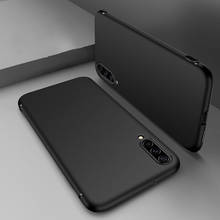 Funda mate de TPU suave delgada para Samsung Galaxy A71 5G A90 5G A51 5G M10 M20 M30 A8 A9 2018 A50, funda negra mate 2024 - compra barato