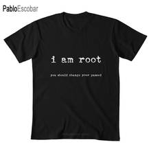 i am root T shirt root password passwd sudo linux unix command line sh ubuntu suse 2024 - buy cheap