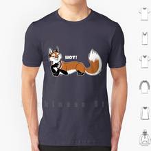 Camiseta naranja de zorro, camiseta fresca de algodón 6xl, zorro vulpino, peludo, antrao, Animal, mascota, abanico, Fuchs 2024 - compra barato