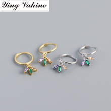 ying Vahine New Arrival 100% 925 Sterling Silver Small Multicolor Zircons Pendant Drop Earrings for Women 2024 - buy cheap