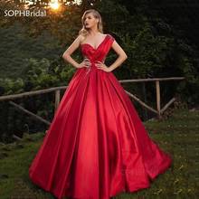 One Shoulder Backless Prom Gowns 2022 Ball Gown Quinceanera Dress Sweet Formal Long Party Dresses Vestido Robe de Soirée 2024 - buy cheap