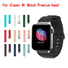 Sport silicone strap For Xiaomi Smart Mi Watch Standard Bracelet Wriststrap For Xiaomi Mi Watch Premium band MiWatch Accessories 2024 - buy cheap