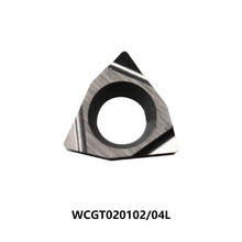 WCGT WCGT020102L WCGT020104L NX2525 HTI10 WCGT020102 WCGT020104 Lathe Tools Carbide Inserts Lathe Cutter Turning Tool 2024 - buy cheap