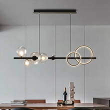 Nordic Transparent Glass LED Chandelier Living Room Restaurant Bedroom Hanging Light Fixtures G9 Bulb Luminaire Cord Adjustable 2024 - buy cheap