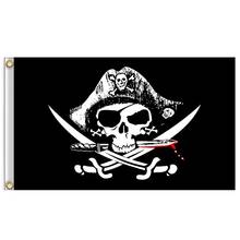 60x90CM Pirate Flag Calico Flag Skull Flag Polyester Banner Flags And Banners Home Decor Fade Resistant Jolly Roger Flag Decor 2024 - buy cheap