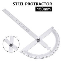 Stainless Steel Protractor Measuring Round Angle Gauge 180 Degree Semicircle Degree Woodworking Angle Finder Ruler Measure Tools 2024 - buy cheap