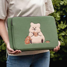 13 inch Thick Mac Tablet Case Cute Bear Girl 11inch iPad Air Sleeve Liner Bag Laptop Storage Pouch for iPad Air 4 10.5 inch Ins 2024 - buy cheap