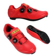 Спортивная велосипедная обувь, мужская, с самоблокировкой, для шоссейного велоспорта 2024 - купить недорого