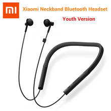 Original xiaomi colar fone de ouvido bluetooth juventude versão nova neckband esportes fone de ouvido carga rápida mi sem fio 2024 - compre barato