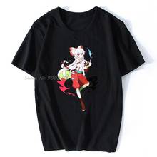 Camiseta de Touhou Fujiwara No Mokou para hombre y mujer, Camisa de algodón, camisetas de Hip-Hop, ropa de calle Harajuku 2024 - compra barato