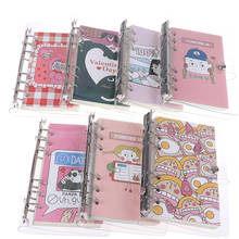 Cute A6 Binder Notebook Journal Spiral Note Book School Diary 2024 - buy cheap