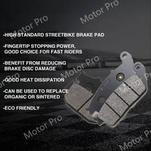 Organic Front & Rear Brake Pads For HONDA CB-1 400 CB400F CB400 F 1989-1990 Motorcycle Accessories CB400 CB 400 Four 1997-1998 2024 - buy cheap