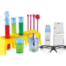 Kit de experimentos de ciencia para niños, gafas de bricolaje, equipo de enseñanza de laboratorio de química, juguete 2024 - compra barato