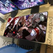 Xgz mouse pad grande de borracha antiderrapante, apoio para mouse, computador, escritório, sexy, irmã, anime, cor preta 2024 - compre barato