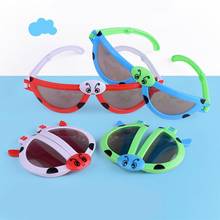 Gafas de sol plegables para niños y niñas, lentes bonitos para niños, regalo ideal para Navidad y cumpleaños 2024 - compra barato