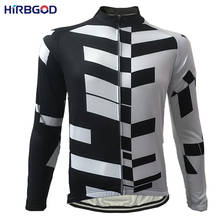 HIRBGOD-Jersey de ciclismo para hombre, chaqueta térmica de lana para equipo de MTB, Ropa a prueba de viento, Ciclismo-HI258 de invierno 2024 - compra barato