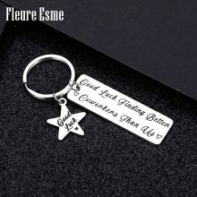 Funny Coworker Leaving Going Away Gifts Keychain for Women Men Boss Leaders Colleague Birthday Christmas Office Team Gifts 2024 - buy cheap
