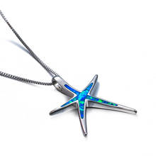 Ожерелье женское серебристое с подвеской в виде морской звезды 2024 - купить недорого