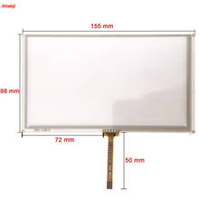 Painel de tela de toque resistivo, 6.2 "4 fios 155*88mm digitalizador para tamanhos- 2024 - compre barato