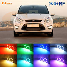 For Ford S-Max 2006-2014 Xenon headlight BT App RF Remote Control Multi-Color Ultra bright RGB LED Angel Eyes kit Halo rings 2024 - buy cheap
