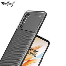 For OnePlus Nord Case Bumper Silicone Slim Carbon Fiber Phone Cover For OnePlus Nord N10 5G Case Cover OnePlus 8T 9Pro Nord N100 2024 - buy cheap