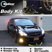 Bumper Lip Deflector Lips For Subaru Legacy / Liberty / B4 Front Spoiler Skirt For TopGear Friends Car Tuning / Body Kit / Strip 2024 - buy cheap