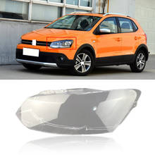 CAPQX 2pcs For VW Polo 2011 2012 2013 Front Headlamp Headlight Lamp Cover Lampshade Bright Clear Waterproof Lamp Shade Shell Cap 2024 - buy cheap