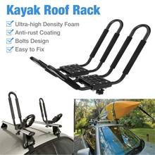 2PCS Kayak Roof Rack Universal Rooftop Rack Carrier For Kayak Canoe Paddle Boat Surf Ski Universal Roof Rack 2024 - buy cheap