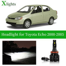 Xlights Led Headlight Bulb For Toyota Echo 2000 2001 2002 2003 2004 2005 Low High Beam Canbus Headlamp Lamp Light Accessories 2024 - buy cheap