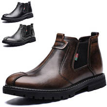 Botas de neve de inverno botas de neve estilo vintage primavera outono homens de negócios sapatos casuais moda quente hombre tamanho grande 38-44 2024 - compre barato