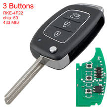 433MHz Keyless Smart Remote Car Key Fob 4D60 Chip FCC ID RKE-4F22 Key Replacement for Hyundai Tucson 2016 2017 2018 2019 2020 2024 - buy cheap