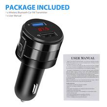 Usb Car Charger Dual Charging Port For Mobile Phone Wireless Bluetooth Car Fm Transmitter MP3 Music Player Aux Radio Accessories 2024 - buy cheap